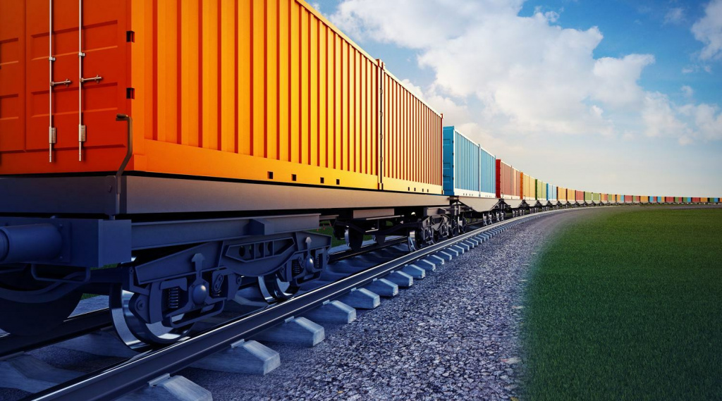 Railway freight transportation by railcars and containers Railway freight transportation by railcars and containers - международные грузоперевозки, фото